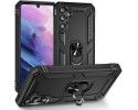 Funda Tough Armor con Anillo Giratorio Negra para Samsung Galaxy A14 4G / 5G