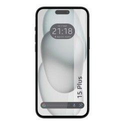 Protector Cristal Templado Completo 5D Full Glue Negro para Iphone 15 Plus (6.7) Vidrio 2
