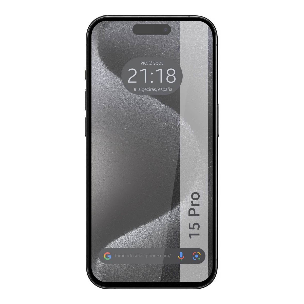 Protector Cristal Templado Completo 5D Full Glue Negro para Iphone 15 Pro (6.1) Vidrio