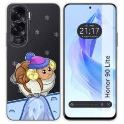 Funda Silicona Transparente para Huawei Honor 90 Lite 5G diseño Cabra Dibujos