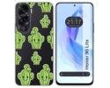 Funda Silicona Transparente para Huawei Honor 90 Lite 5G diseño Cactus Dibujos