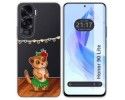 Funda Silicona Transparente para Huawei Honor 90 Lite 5G diseño Suricata Dibujos