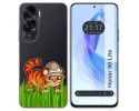Funda Silicona Transparente para Huawei Honor 90 Lite 5G diseño Tigre Dibujos