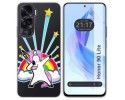 Funda Silicona Transparente para Huawei Honor 90 Lite 5G diseño Unicornio Dibujos