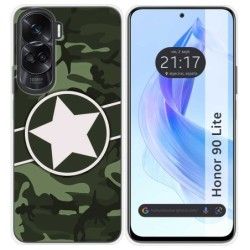 Funda Silicona para Huawei Honor 90 Lite 5G diseño Camuflaje 01 Dibujos