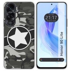 Funda Silicona para Huawei Honor 90 Lite 5G diseño Camuflaje 02 Dibujos