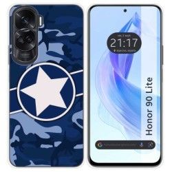 Funda Silicona para Huawei Honor 90 Lite 5G diseño Camuflaje 03 Dibujos