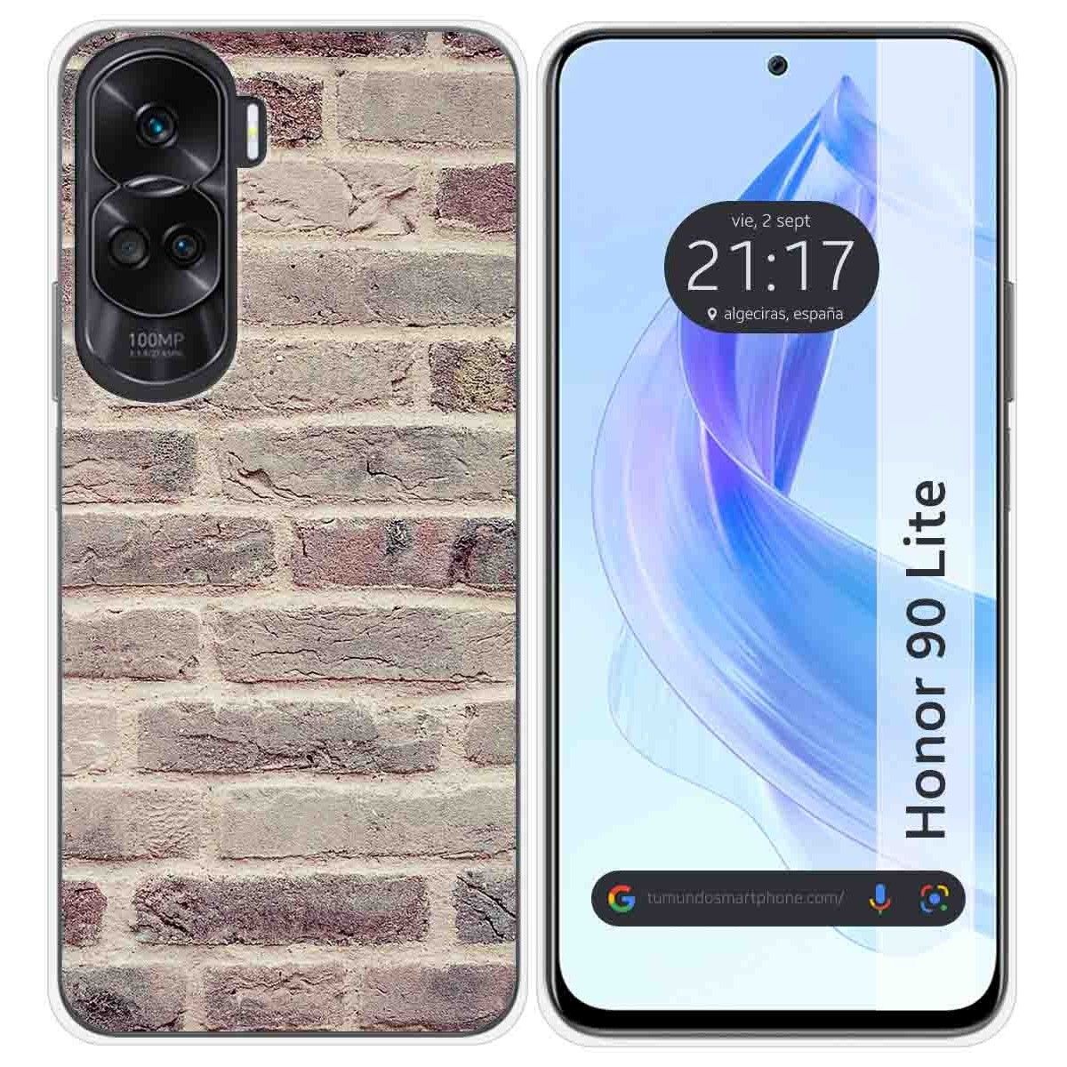 Funda Silicona para Huawei Honor 90 Lite 5G diseño Ladrillo 01 Dibujos