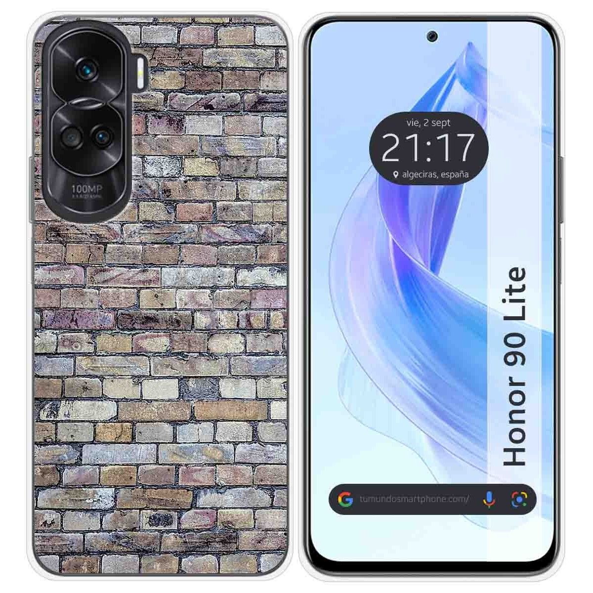 Funda Silicona para Huawei Honor 90 Lite 5G diseño Ladrillo 02 Dibujos