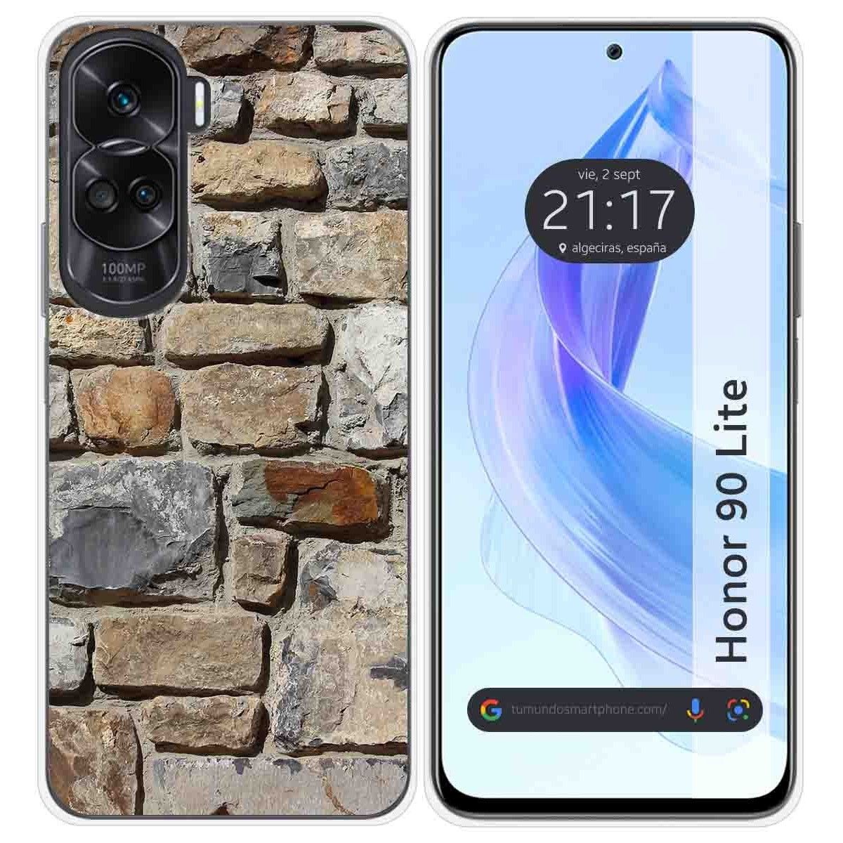 Funda Silicona para Huawei Honor 90 Lite 5G diseño Ladrillo 03 Dibujos