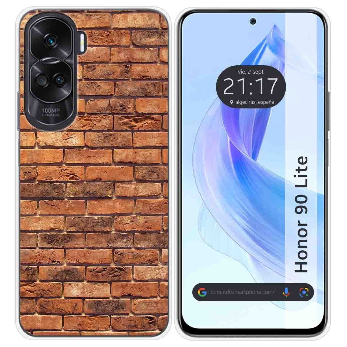 Funda Silicona para Huawei Honor 90 Lite 5G diseño Ladrillo 04 Dibujos