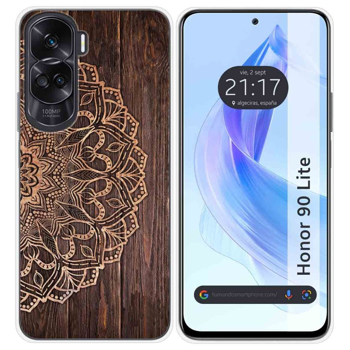 Funda Silicona para Huawei Honor 90 Lite 5G diseño Madera 06 Dibujos