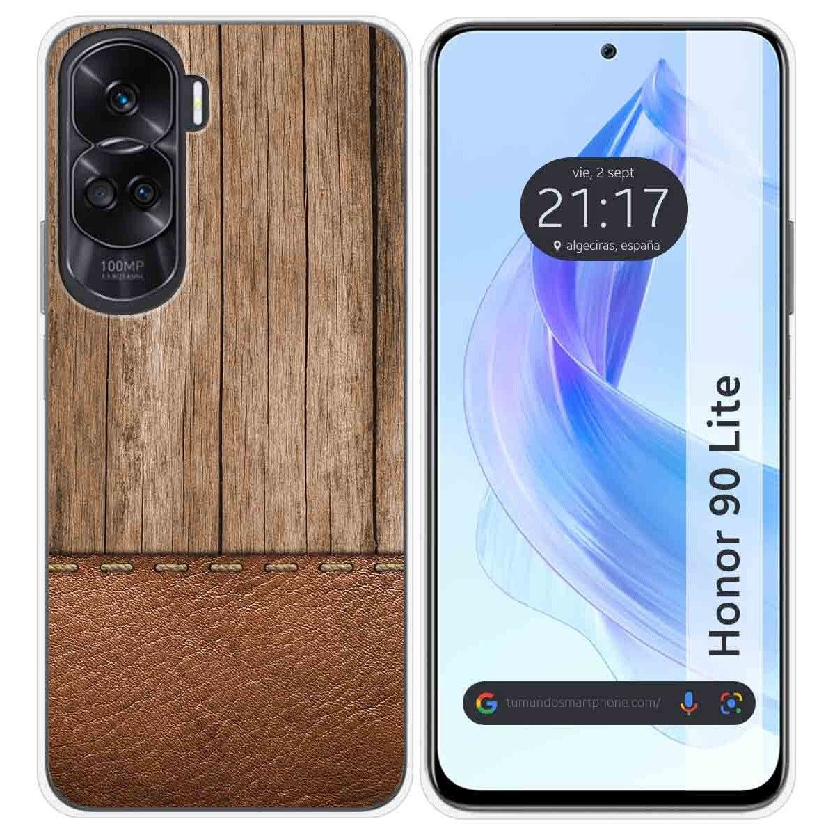 Funda Silicona para Huawei Honor 90 Lite 5G diseño Madera 09 Dibujos
