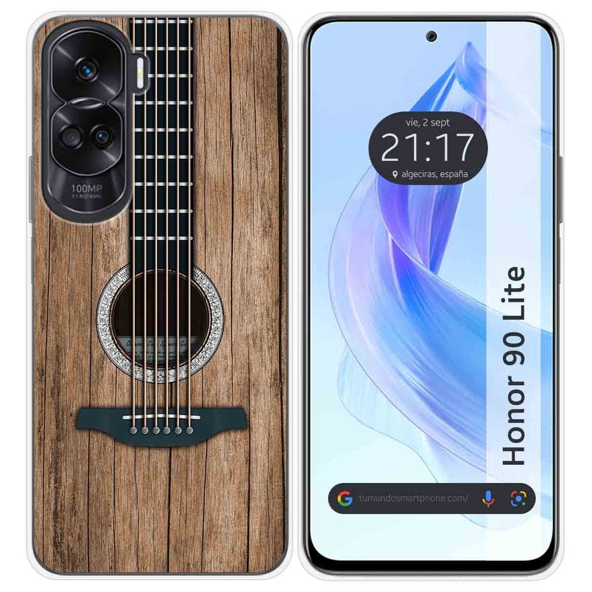 Funda Silicona para Huawei Honor 90 Lite 5G diseño Madera 11 Dibujos