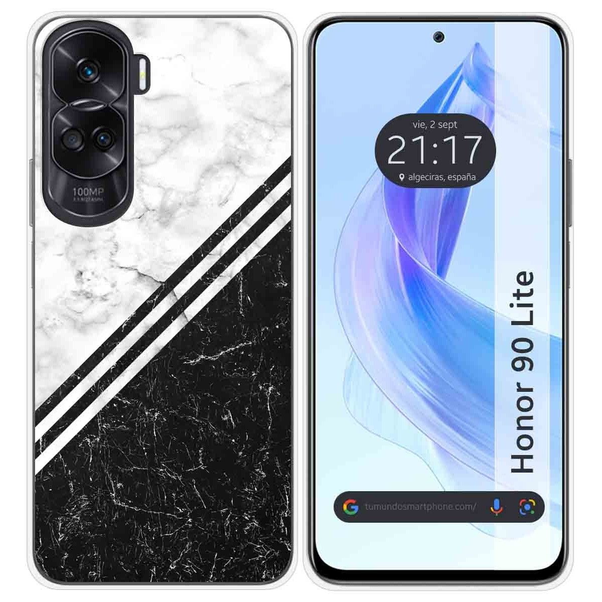 Funda Silicona para Huawei Honor 90 Lite 5G diseño Mármol 01 Dibujos