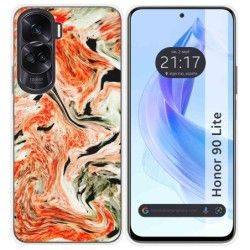 Funda Silicona para Huawei Honor 90 Lite 5G diseño Mármol 12 Dibujos