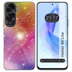 Funda Silicona para Huawei Honor 90 Lite 5G diseño Abstracto Dibujos