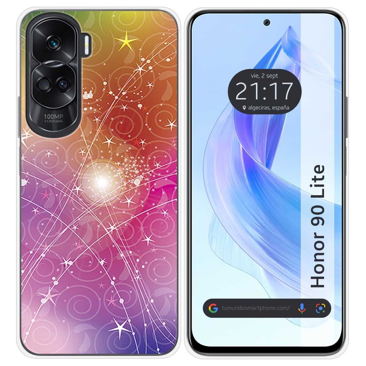 Funda Silicona para Huawei Honor 90 Lite 5G diseño Abstracto Dibujos