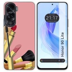 Funda Silicona para Huawei Honor 90 Lite 5G diseño Brochas Dibujos