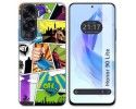 Funda Silicona para Huawei Honor 90 Lite 5G diseño Comic Dibujos