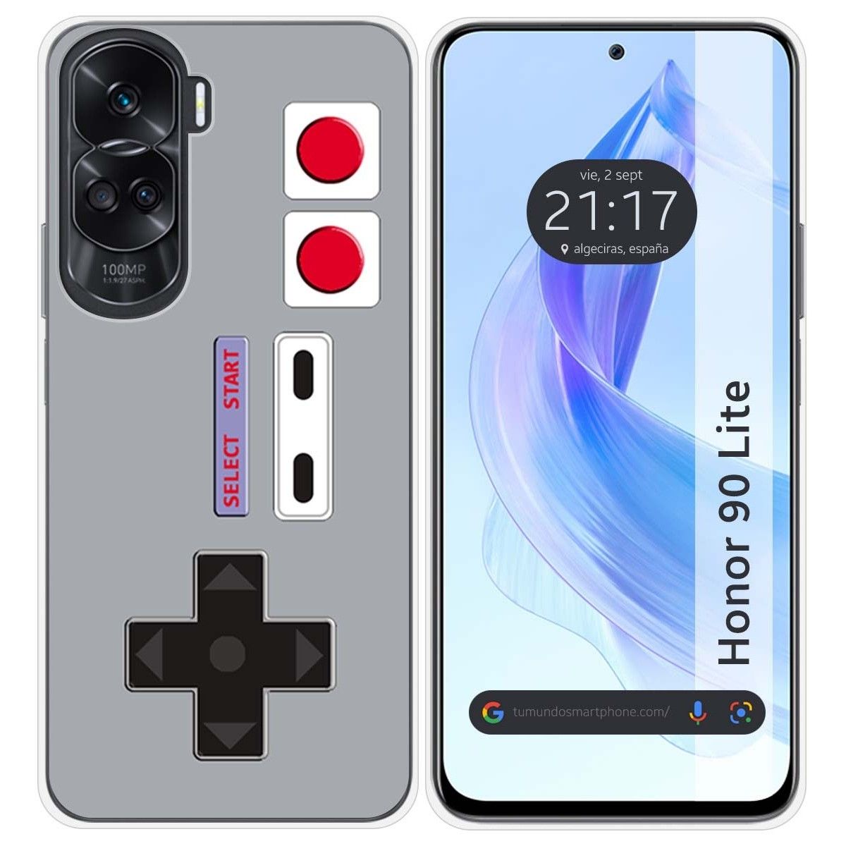 Funda Silicona para Huawei Honor 90 Lite 5G diseño Consola Dibujos