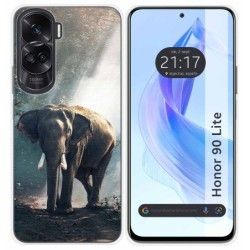 Funda Silicona para Huawei Honor 90 Lite 5G diseño Elefante Dibujos
