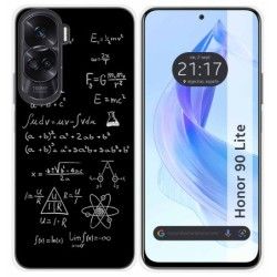 Funda Silicona para Huawei Honor 90 Lite 5G diseño Formulas Dibujos