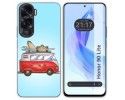 Funda Silicona para Huawei Honor 90 Lite 5G diseño Furgoneta Dibujos