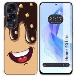 Funda Silicona para Huawei Honor 90 Lite 5G diseño Helado Chocolate Dibujos