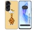 Funda Silicona para Huawei Honor 90 Lite 5G diseño Jirafa Dibujos