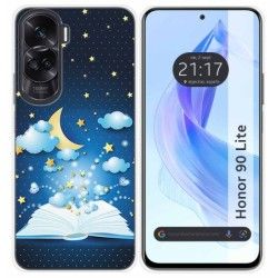 Funda Silicona para Huawei Honor 90 Lite 5G diseño Libro Cuentos Dibujos
