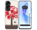 Funda Silicona para Huawei Honor 90 Lite 5G diseño Pajaritos Dibujos