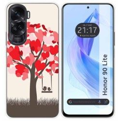 Funda Silicona para Huawei Honor 90 Lite 5G diseño Pajaritos Dibujos