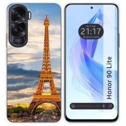 Funda Silicona para Huawei Honor 90 Lite 5G diseño Paris Dibujos