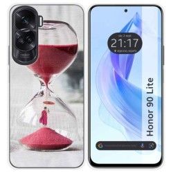 Funda Silicona para Huawei Honor 90 Lite 5G diseño Reloj Dibujos