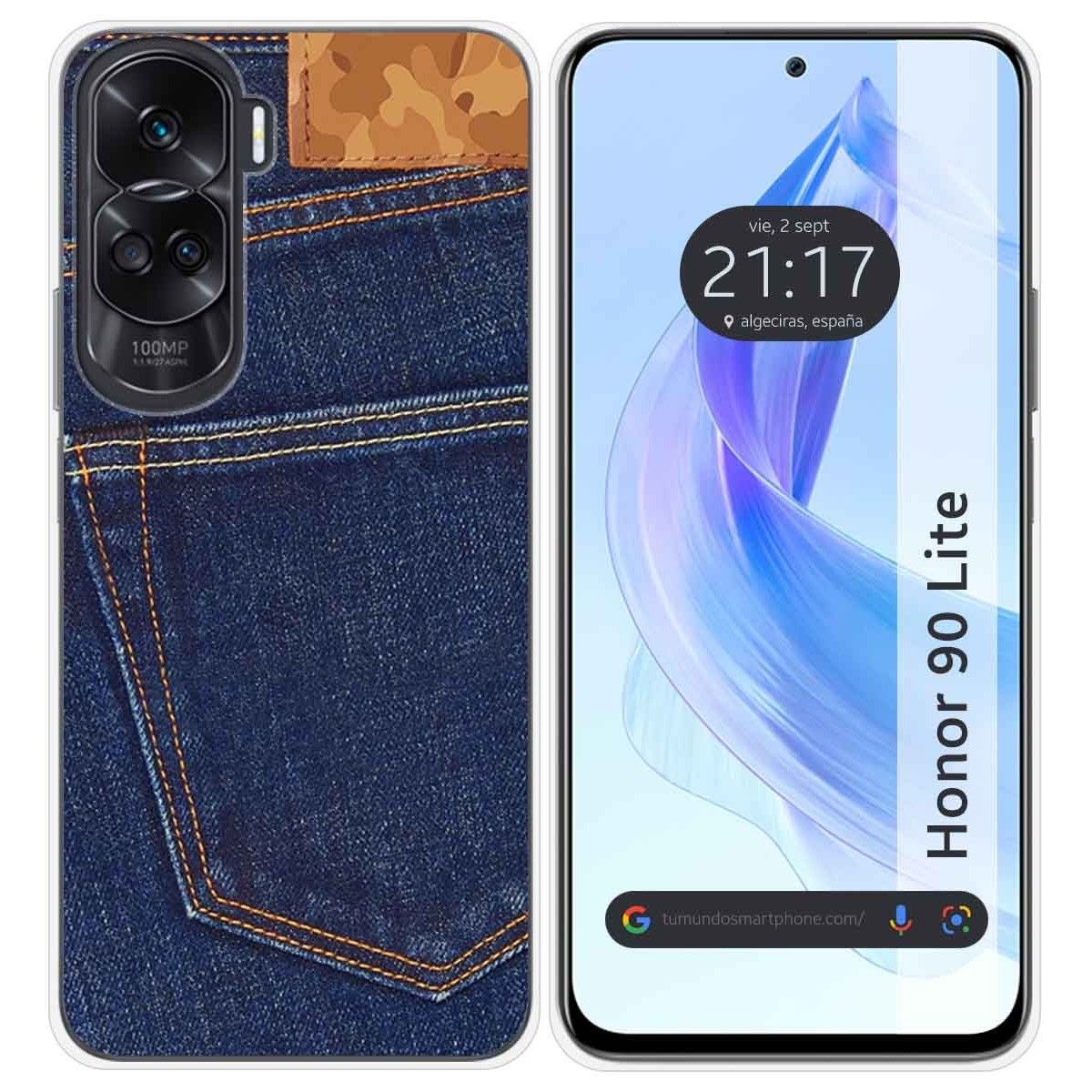 Funda Silicona para Huawei Honor 90 Lite 5G diseño Vaquero Dibujos