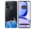 Funda Silicona Transparente para Realme C53 diseño Hipo Dibujos