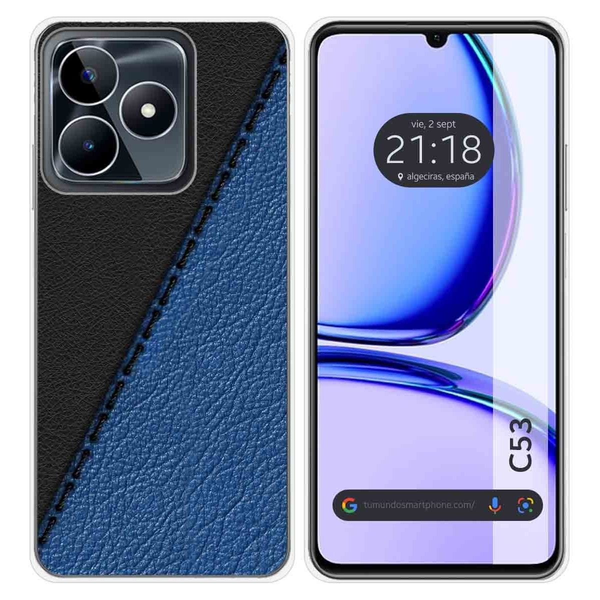 Funda Silicona para Realme C53 diseño Cuero 02 Dibujos