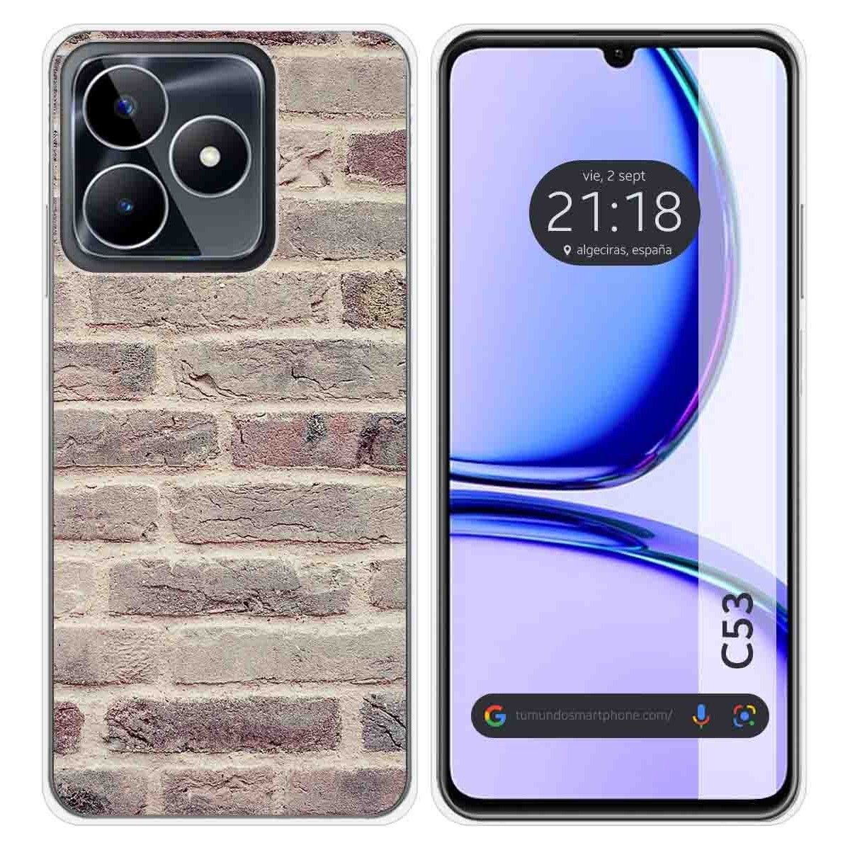 Funda Silicona para Realme C53 diseño Ladrillo 01 Dibujos