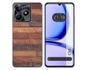 Funda Silicona para Realme C53 diseño Madera 03 Dibujos