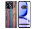 Funda Silicona para Realme C53 diseño Madera 10 Dibujos