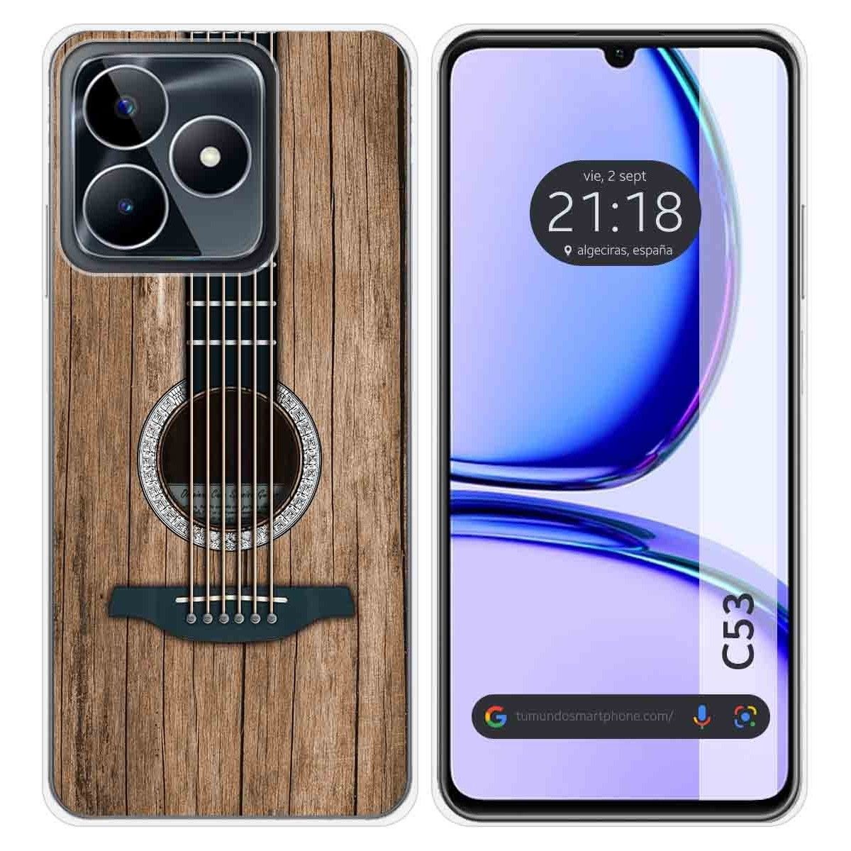 Funda Silicona para Realme C53 diseño Madera 11 Dibujos