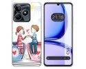 Funda Silicona para Realme C53 diseño Café Dibujos