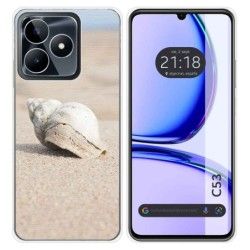 Funda Silicona para Realme C53 diseño Concha Dibujos