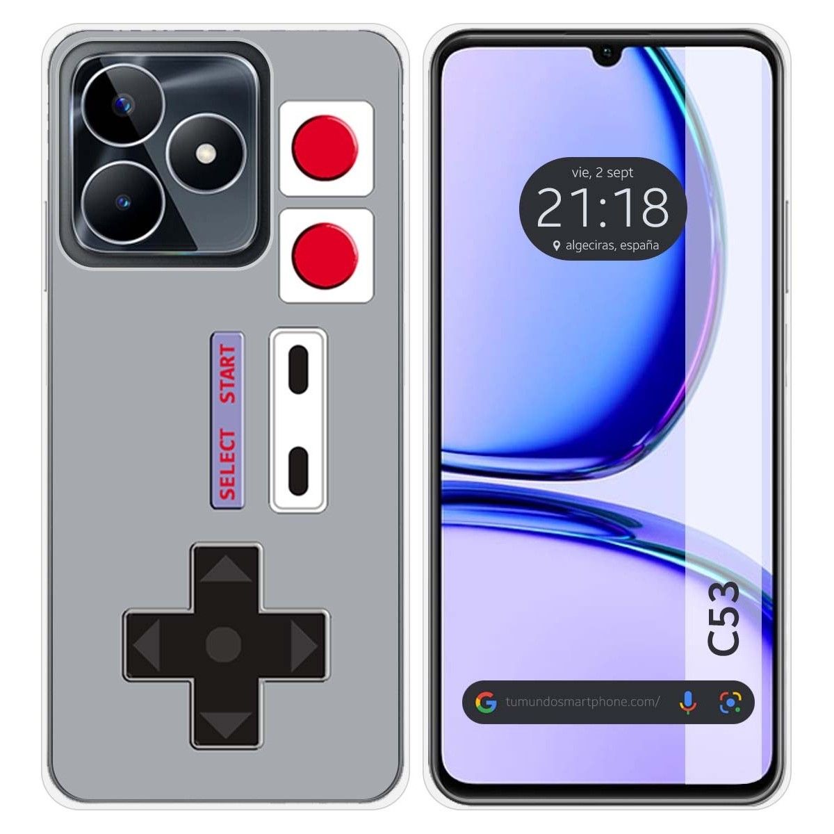 Funda Silicona para Realme C53 diseño Consola Dibujos