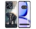 Funda Silicona para Realme C53 diseño Elefante Dibujos