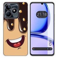 Funda Silicona para Realme C53 diseño Helado Chocolate Dibujos
