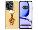 Funda Silicona para Realme C53 diseño Jirafa Dibujos