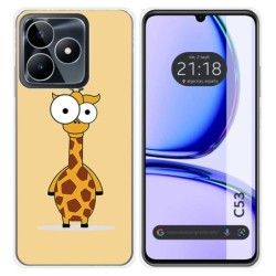 Funda Silicona para Realme C53 diseño Jirafa Dibujos