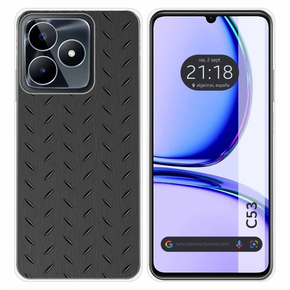 Funda Silicona para Realme C53 diseño Metal Dibujos